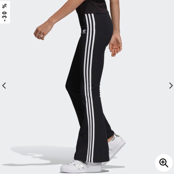 adidas flared tracksuit bottoms